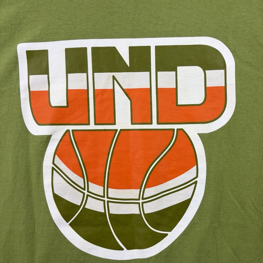 Undftd T Shirt Mens Large Green Front Back Graphic Tee Made In USA Streetwear - Picture 6 of 8